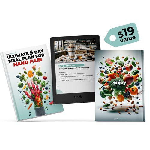 5-Day Hand Pain Meal Plan for Quick Relief - Instant Download
