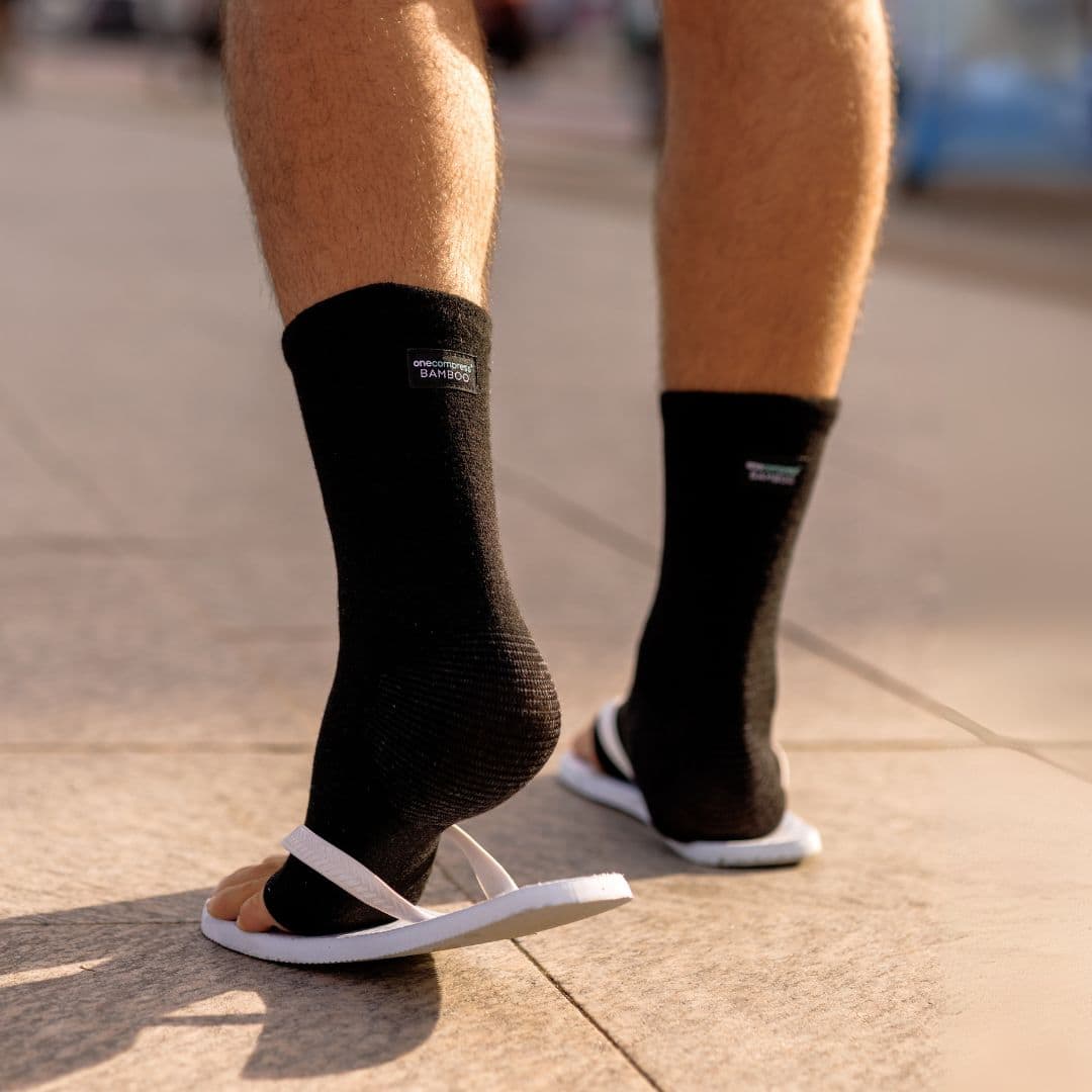 Premium Bamboo Anti-Fatigue Foot Sleeves for All-Day Comfort