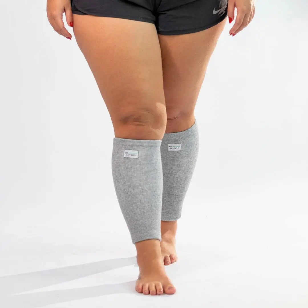 All-Day Comfort Premium Bamboo Calf Sleeve with Anti-Fatigue Support