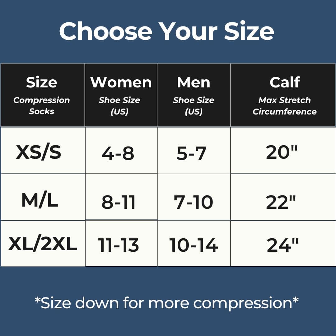 Lux Bamboo Compression Socks for All-Day Comfort and Support